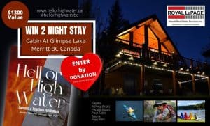 WIN a 2 Night Stay at the Lakeside Cabin at Glimpse Lake in BC, Canada.
